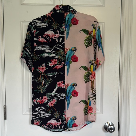 Vintage Smoke Rise NY Men's Hawaiian Shirt Sz M - Picture 3 of 8